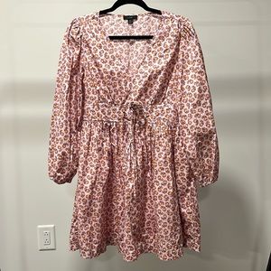 J.CREW floral mini dress, size 8, 100% cotton, good condition.